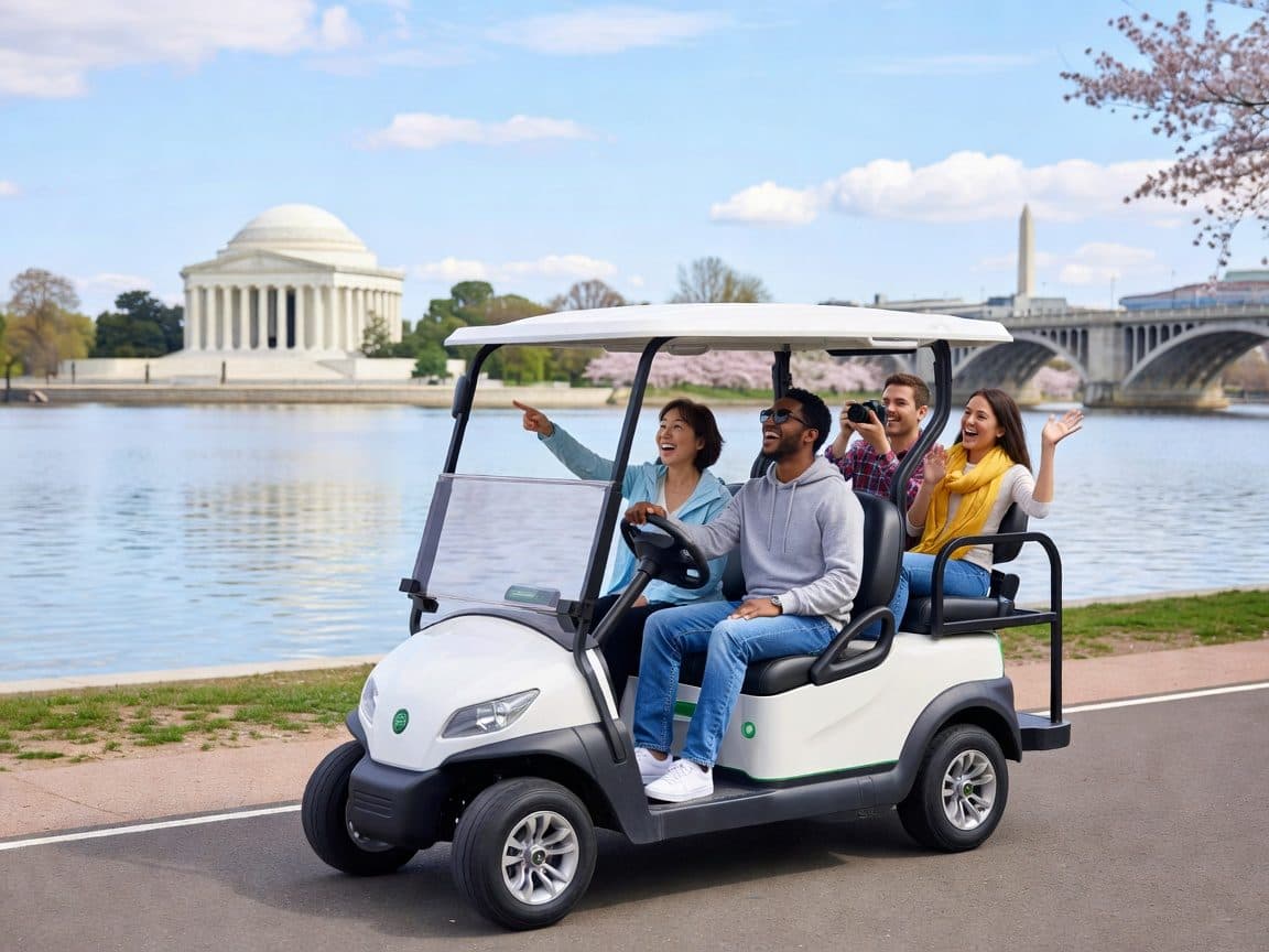 DC Monuments & History Electric Cart Tour – Day/Night