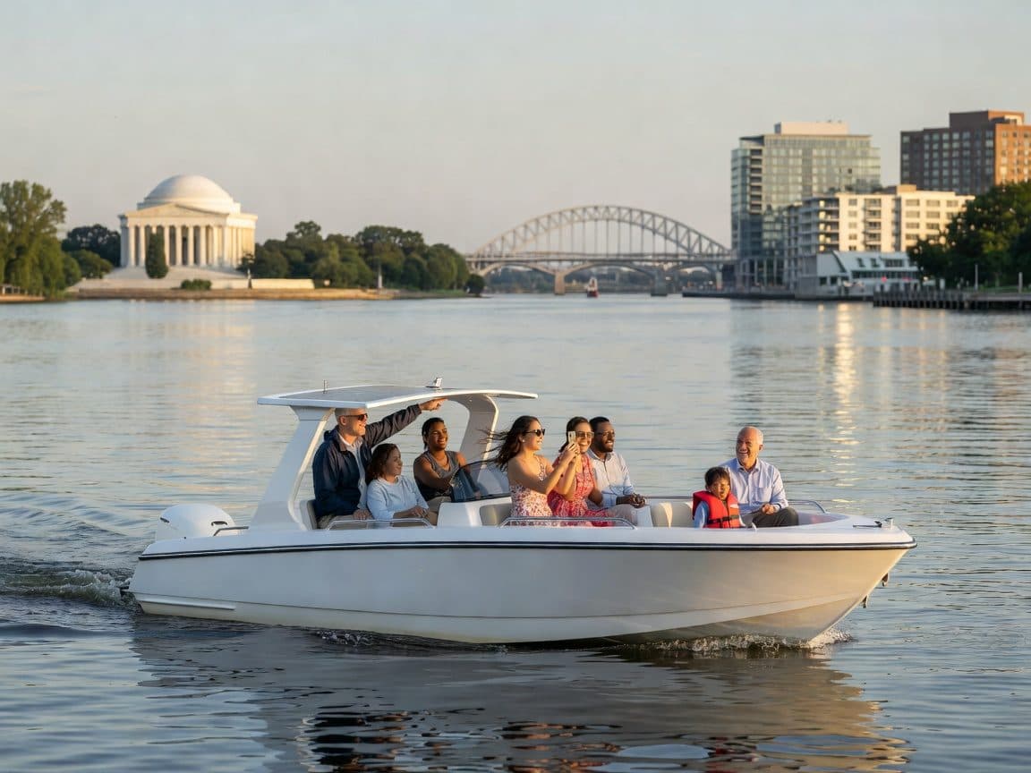 Washington DC: The Wharf Self-Driven Boat Tour with Map