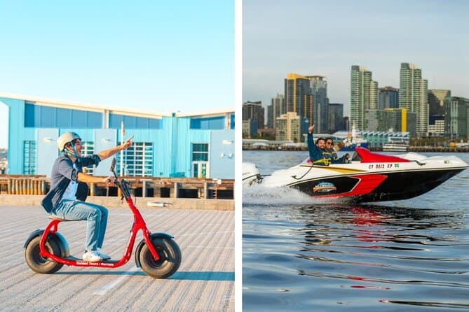 Super Saver: Self-Guided Speed Boat Adventure & iRide GPS Guided ScooterTour