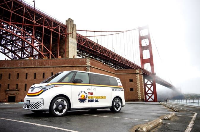 San Francisco City Tour in EV Volkswagen Van