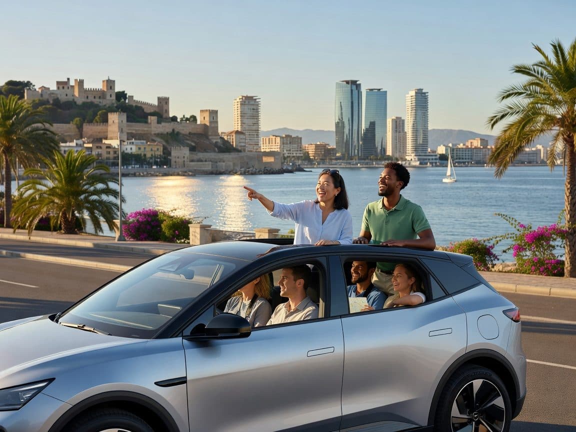 Málaga 2-Hour Electric Car Highlights Tour