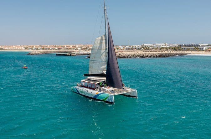 Eco catamaran Adventure Marina in Sal Cape Verde