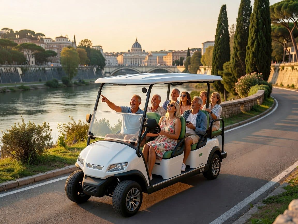 Rome Evening Golf Cart Tour