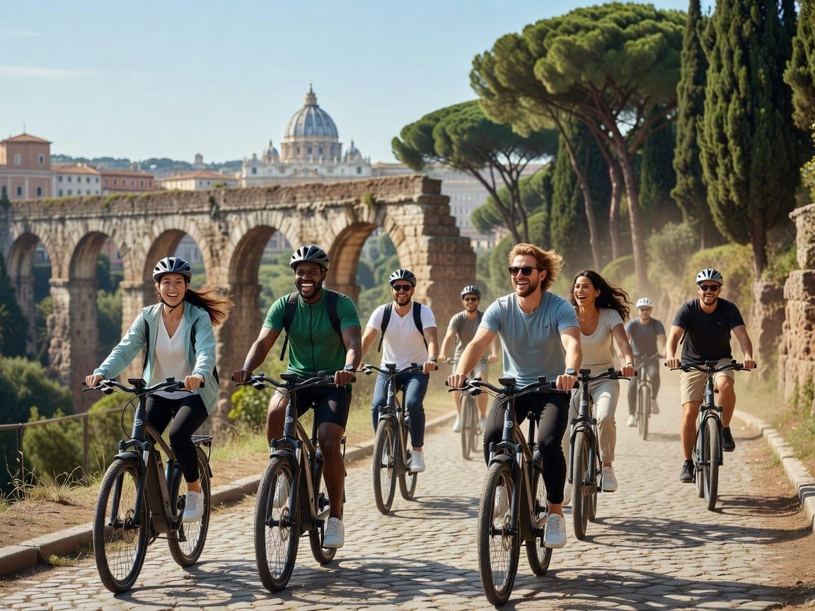 Rome: Appian Way, Catacombs & Aqueducts by eBike + Transfer