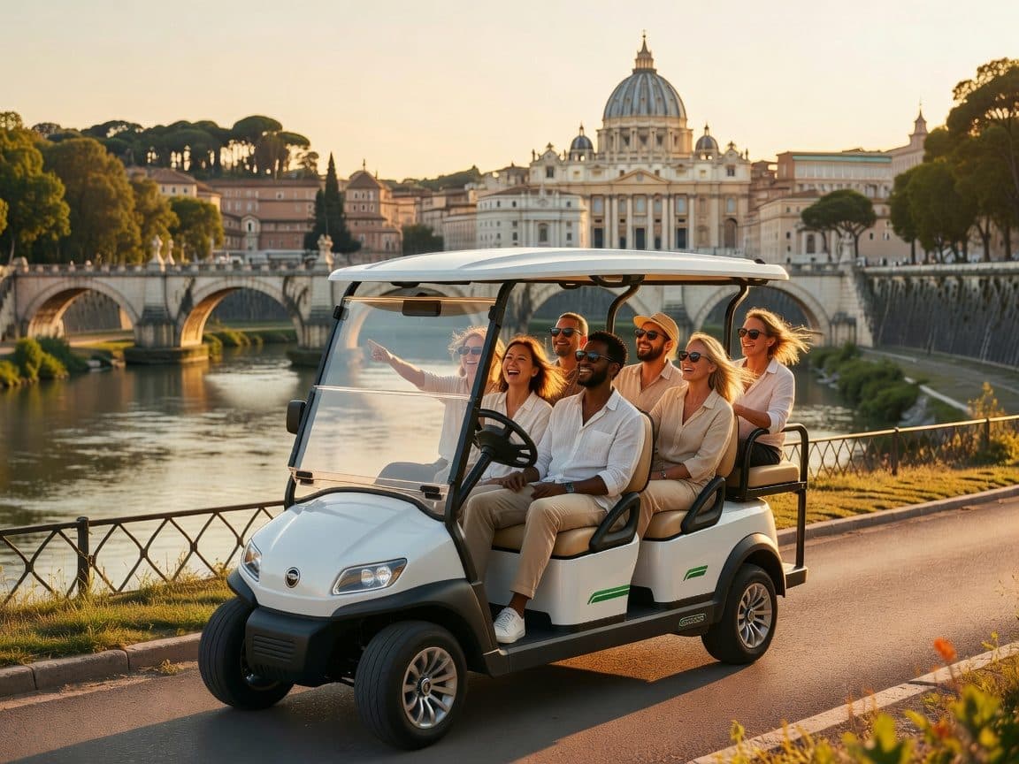 Rome Golden Hour Golf Cart Tour