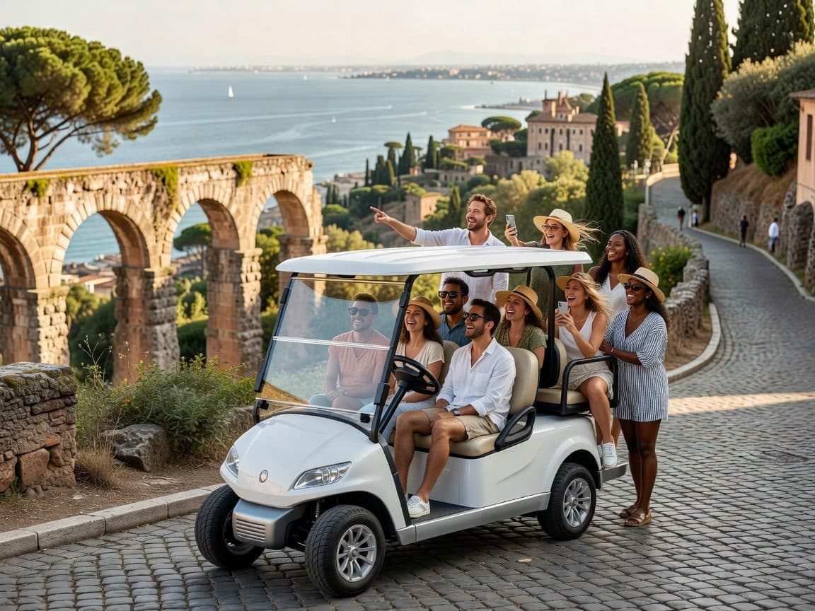 Rome Appian Way Private Golf Cart