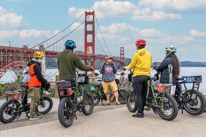 Golden Gate Bridge Guided E-Bike Tour with Lunch at Local Hotspot