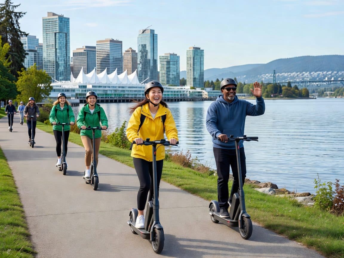 Great Vancouver EUC & E-scooters loop tour