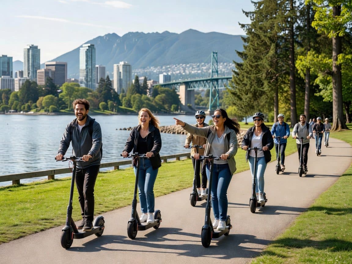 Stanley Park EUC & E-scooters loop tour - Vancouver